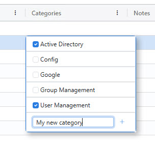 Select App categories