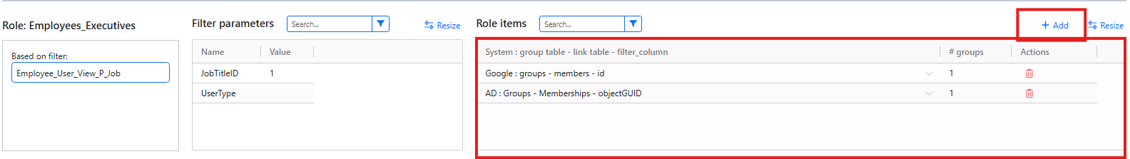 Microsoft Entra ID licensing role items