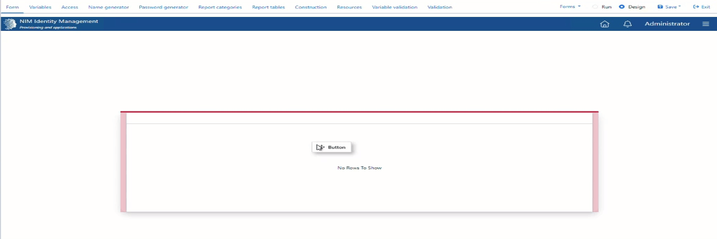 Drag items onto a form