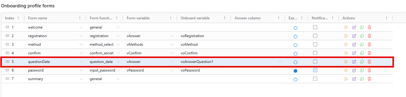 Additional input form placed before the password action
