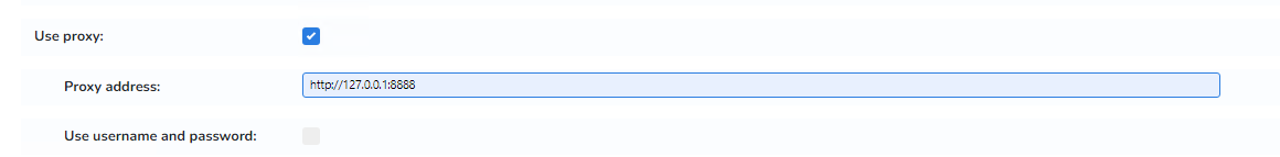 Configure the NIM proxy