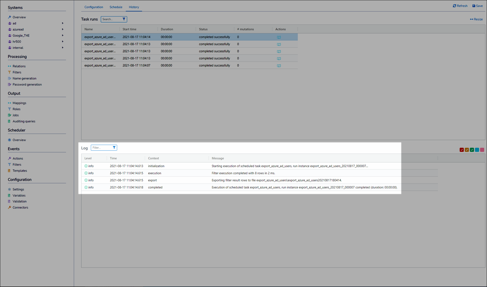 View a task result