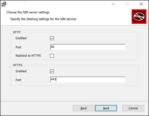 NIM installer network configuration