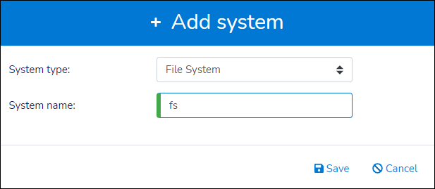 Add a Windows file system in NIM