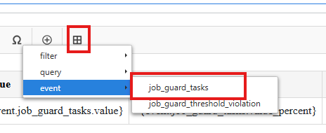 Add the job_guard_tasks event variable