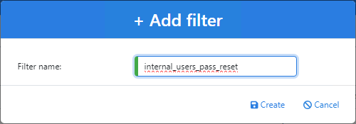 Create a filter for Internal users