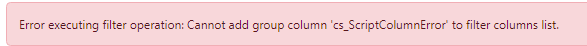 Choose a replacement column